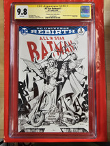 All Star Batman 1 CGC SS 9.8 Sketch Variant Detective 577 Mcfarlane Homage - £154.88 GBP