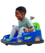 Kid Trax 6V Bumper Car Ride-On Toy, Blue, 360° Spin with LED Lights, Sof... - €77,36 EUR