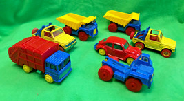Maisto Diecast Plastic Toy Car Lot Suzuki Trash Truck V.W. Bug Jeep Cons... - £39.58 GBP