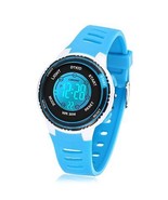 DTKID Digital Kids Watch 3 ATM Waterproof 7 Color Lights Time Teaching W... - $23.74