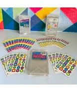 Vtg Maco Avery Pentapeo Reinforcement Sticker Labels Lot Bright Colors F... - $46.00 CAD