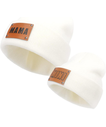 Parent-Child Beanie Hat,Mother &amp; Baby Daughter/Son Winter Warm Knit Hat,... - $24.88 CAD