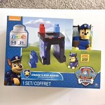 Paw Patrol Chase&#39;s Pup House Building Block Set 21 Pieces Toddler Gift Set - £17.91 GBP