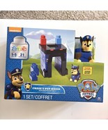 Paw Patrol Chase&#39;s Pup House Building Block Set 21 Pieces Toddler Gift Set - £17.91 GBP