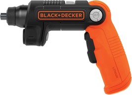 Blck Decker 4V Max* Cordless Screwdriver With Led Light (Bdcsfl20C). - £30.00 GBP