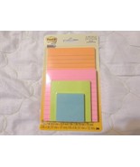 VARIETY POST-IT® NOTES~INCLUDES 4 PADS IN ASSORTED SIZES &amp; COLORS~45 SHE... - £3.14 GBP