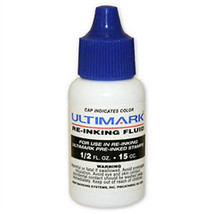 Re-Inking Fluid for Pre-Inked Stamps - Blue - $6.50
