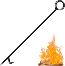 Outdoor And Indoor Fireplace Fire Pit Tools Fire Poker For Fireplace 40 In Heavy - £33.54 GBP