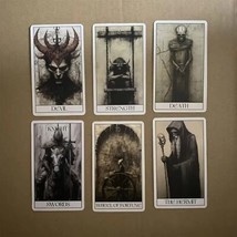 Dark Aesthetic Gothic Horror Movie Inspired Fantasy Tarot Cards Deck - $15.00