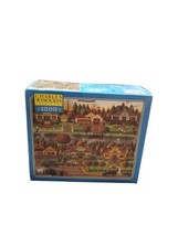 VTG Charles Wysocki 1000 p Puzzle Labor Day In Bungalowville Americana NEW. 2002 - $23.38