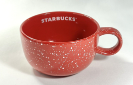 Starbucks 2019 Red White Speckles 16 oz Coffee Mug Tea Soup-de57 - $24.00