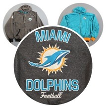 Men&#39;s NFL G-III Miami Dolphins Reversible Hooded Sweatshirt Jacket - Size L - £130.59 GBP