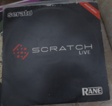 Serato Scratch Live 2nd Edition DJ Pro 12in Control Record Vinyl Black Rane - £6.75 GBP
