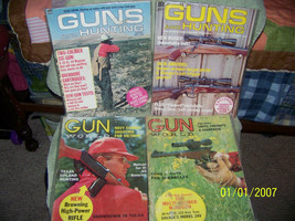 lot of {4} vintage late 60&#39;s  {gun&#39;s and hunting magazines} - £9.36 GBP