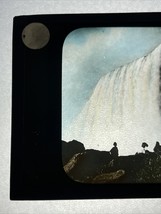 Vintage Color Magic Lantern Slide Niagara Falls American Falls - £18.31 GBP