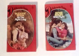 Silhouette Romance Novels Wild Flight &amp; All The Night Long #61 #90 Set Of 2 - £5.86 GBP