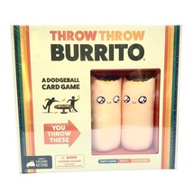 Throw Throw Burrito Dodgeball Card Game Exploding Kittens Factory Sealed Box New - £11.83 GBP