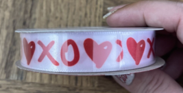 &quot;XO&quot; Valentines Day Ribbon 5/8&quot; x 9&#39;-Brand New-SHIPS N 24 HOURS - $270.20 MXN