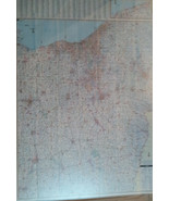 Northeast Ohio OH Laminated Wall Map (K) - $881.95 MXN