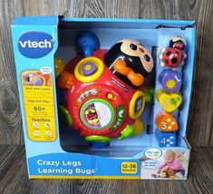 VTECH Crazy Legs Learning Bugs Baby Pull Toy Game Shapes Blocks Colors N... - £24.78 GBP