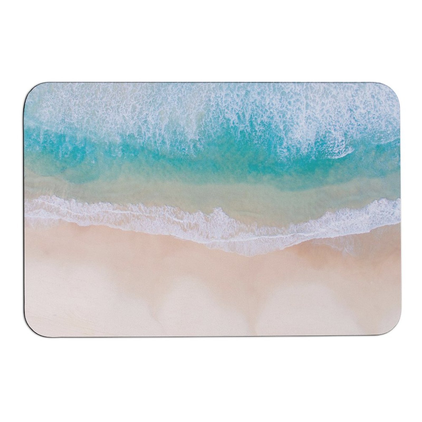 Mondxflaur Beach Non Slip Bathroom Mat for Shower Quick Dry Diatom Mud Rugs - $18.99