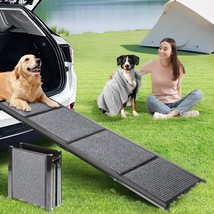 Dog Ramp For Car, Longest 71 Portable Folding Pet Ramp With Extra Pet Blanket, - $90.99