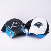 Pair of 2 Reebok NFL Carolina Panthers Hats Size Large / XL / One Size Shockwave - £50.93 GBP