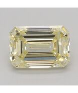 Lab Grown Emerald 2.03 Cts Fancy Light Yellow VS1 IGI Certified CVD Diamond - $2,753.96 CAD