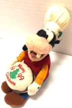 Disney Goofy Chef with Cake 1999 Christmas 7 1/2&quot; Figure - £7.76 GBP