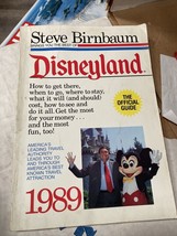 Vintage Steve BIRNBAUM&#39;S Official Guide WALT DISNEY WORLD 1989 Book - £10.87 GBP