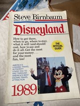 Vintage Steve Birnbaum's Official Guide Walt Disney World 1989 Book - $13.65