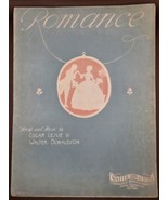 1929 Vintage Sheet Music-Roaring 20&#39;s-ROMANCE-By Edgar Leslie-Walter Don... - $20.25