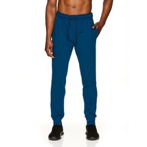 Reebok Men&#39;s Pace Runner French Terry Active Pants Sailor Blue Size 2XL - $26.72