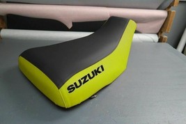 Suzuki Eiger 400 Seat Cover 2000 To 2006 Yellow Sides Black Top Suzuki Logo #wqe - £29.65 GBP