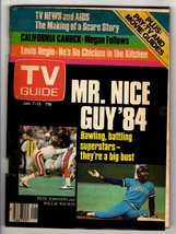 ORIGINAL Vintage January 7 1984 TV Guide Pete Johnson Willie Wilson - £23.25 GBP