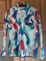 Patagonia Synchilla Snap T Pullover Feather Dance Womens M Blue Fleece U6 - £38.94 GBP