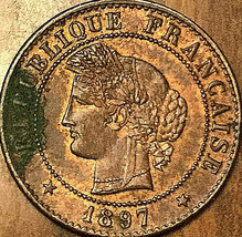 1897 A France 1 Centime République Française - Fantastic Example! - £6.92 GBP