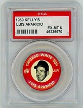 1969 Kelly&#39;s Potato Chips Luis Aparicio PSA 6 P1321 - £29.48 GBP