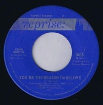 Dean Martin You&#39;re The Reason I&#39;m In Love 45 Vinyl I Will - £3.94 GBP