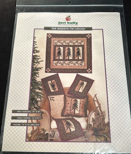 Jeri Kelly THE MAJESTIC FIR Collection Quilt Pattern Wall Hanging Table ... - $7.92