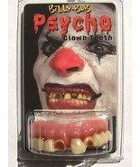PSYCHO CLOWN TEETH  fake goofy joke bad false hill  billy bob costume NE... - $9.01 CAD
