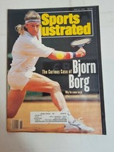 Vintage 1990s Sports Illustrated S.I. Magazine Mens Tennis Bjorn Borg - $9.79