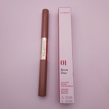 Clarins Brow Duo Defines Fixes 01 TAWNY BLOND - $16.82