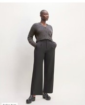 Everlane Women  Alpaca V-Neck Cropped Knit Grey Cardigan L - $84.15