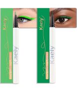 evpct 2Pc Waterproof Liquid Eyeliner Set Dark Green Long Lasting - New - $58.79 MXN