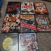 WWE WCW Monday Nitro Wrestling DVD Lot Of 8 RAW Hall Of Fame Powerful Families  - £50.93 GBP