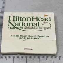 Matchbook Cover  Hilton Head National  Gary Player Golf Center  foxing  gmg - £9.89 GBP