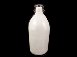 Glass Milk Bottle, Half Gallon, Unbranded, Rounded Corners, No Markings,... - £11.71 GBP