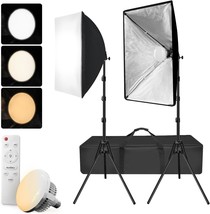 20 X 28 Inch (W X H) Soft Box With Remote Control, Hyper 6300 Lumen, Jsa... - $108.98