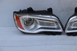 11-14 Chrysler 300C Halogen Projector Headlight Lamp Set L&R POLISHED image 5